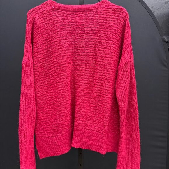 Aeropostale Pink Knit Sweater Cardigan - Picture 5 of 5